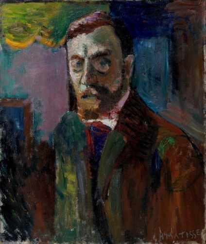 Self-Portrait, 1900 (Henri Matisse) (1869-1954)  Centre Pompidou, Paris, AM 1991-271.